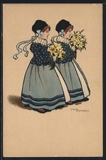 Artist postcard Ethel