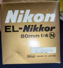 Nikon EL-Nikkor 50mm f/4 N
