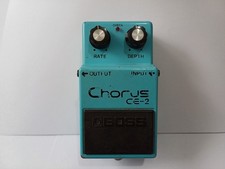 Boss CE-2 Chorus - 1980, Made in Japan, Black Label, long dash, silver screw