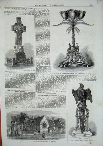 Old antique print - antique, eagle