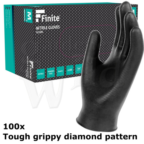 Nitrile gloves polyco x100 - nitrile,