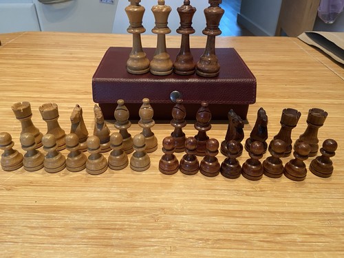 Vintage chess set - vintage,