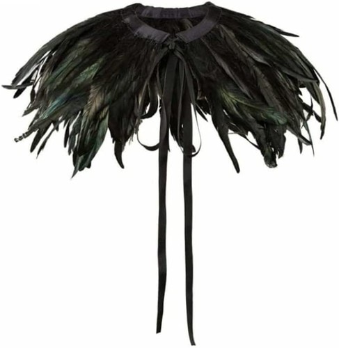 Zfyanssee black green feather - green,