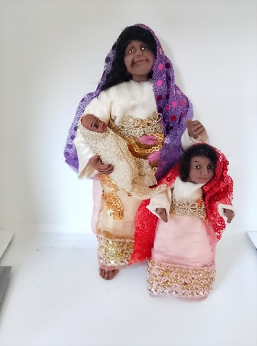 Dolls house miniature polymer - dolls,