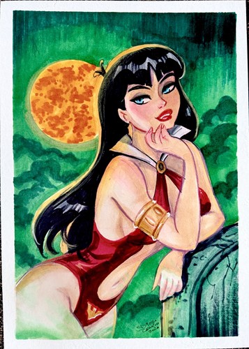 Vampirella original art - vampirella, by