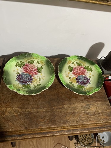 Pair old foley pottery - pair,