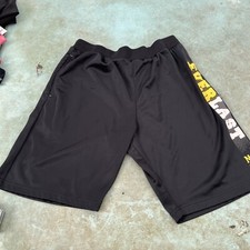 Everlast Mens Boxing Shorts Size  Large Black and Yellow VGC