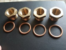 4 Vintage Spark Plug Adaptors