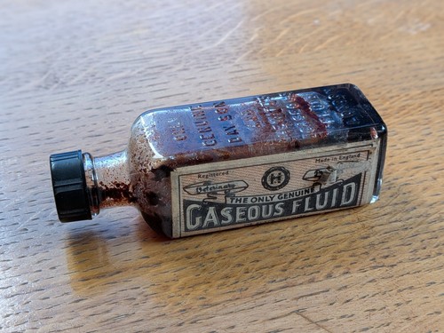 Vintage glass bottle - bottle, gaseous