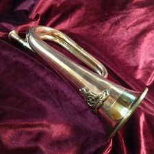 Copper brass bugle military - copper,