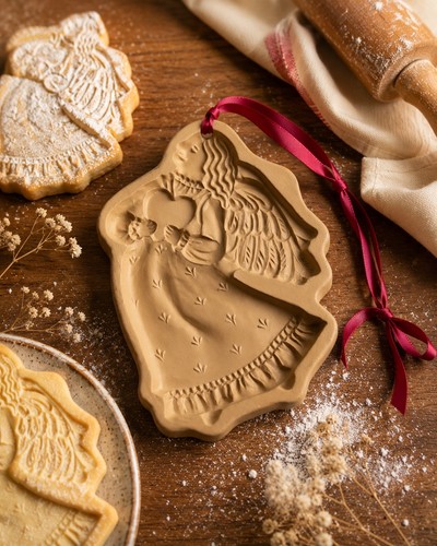 Vintage brown bag cookie - vintage, art