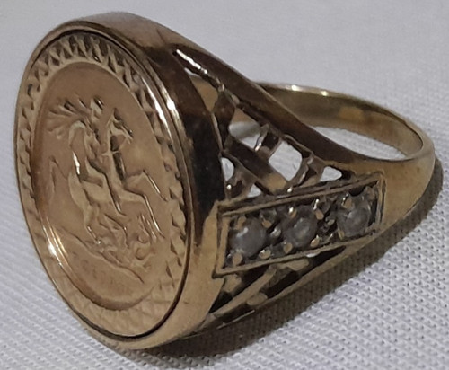9ct yellow gold george - yellow, &
