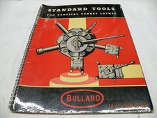 Bullard standard tools for Vertical Turret Lathes original catalogue