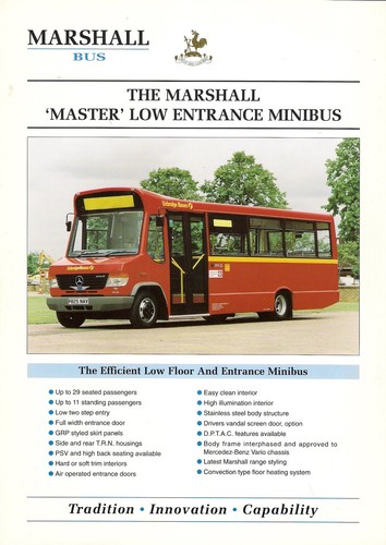 Specification sheet marshall - specification,