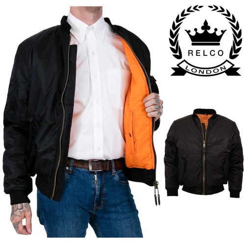 Mens black ma1 pilot flight - ma1,