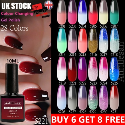 Thermal gel nail polish - gel,