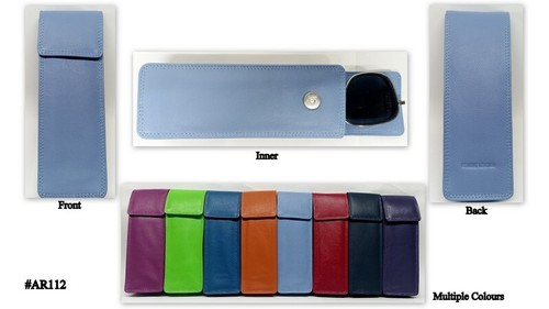 Real leather slim glasses - slim,