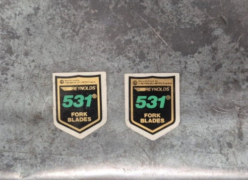 Reynolds 531 fork - blade, decals