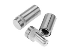 Standoff Fixings Stainless Steel 12mm x 20mm Sign Mounts Standoffs Spacers Bolts