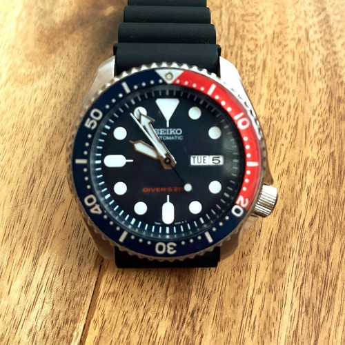 Seiko pepsi skx009 7s26 0020 - pepsi,