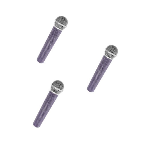 3pcs fake microphone prop - 3pcs,