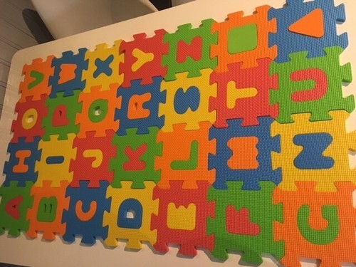 Alphabet foam floor puzzle - alphabet,