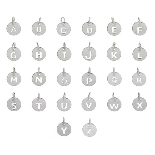 Sterling silver alphabet - sterling,