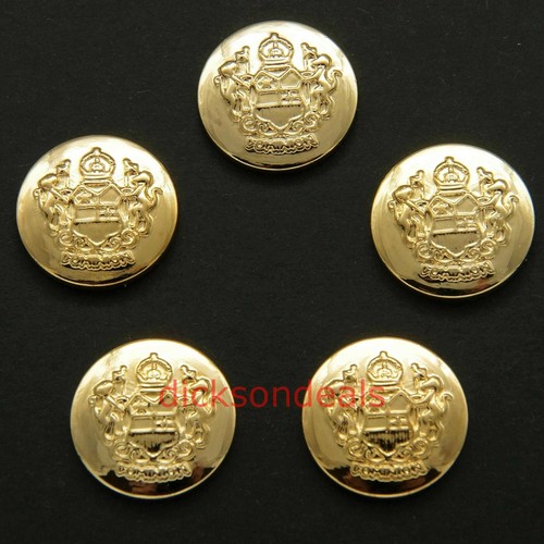 Military buttons gold colour - 5,