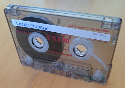 Korg polysix cassette - korg, tape