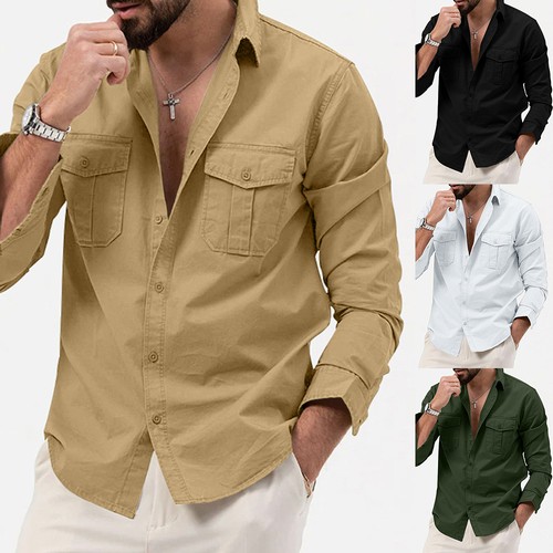 Mens button casual shirts - mens, up