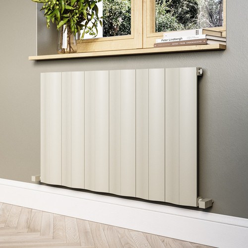 Beige horizontal wave designer - horizontal,
