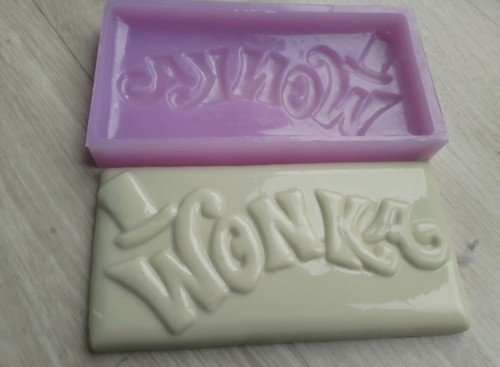 Wonka bar silicone chocolate - wonka,