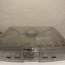 Microsoft Original Xbox Crystal Translucent Console Spares/Repair W/ Wires