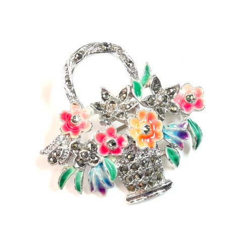 Vintage marcasite giardinetto - vintage,