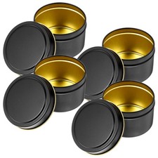  4 Pcs Metal Containers with