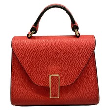 Valextra iside red leather - red,