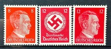 German Stamps Third Reich MNH officials x 3 Hitler swastika ww2 etc Mint /409