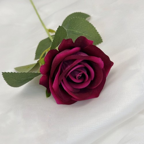 1pc artificial single rose - 1pc, bud