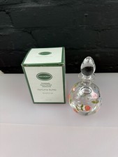 Portmeirion Glass Portobello Perfume Scent Bottle 5" New Boxed