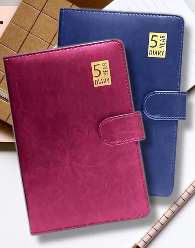 Five year undated - year, diary
