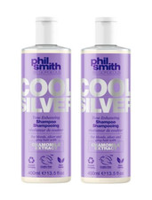 2 x PHIL SMITH COOL SILVER TONE ENHANCING SHAMPOO CHAMOMILE EXTRACT 400ml