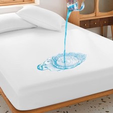Waterproof Terry Towel Mattress Protector Fitted Sheet Bed Cover All UK Sizes