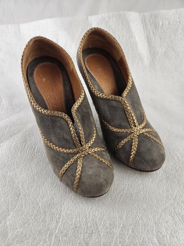 Chie mihara khaki suede - khaki,