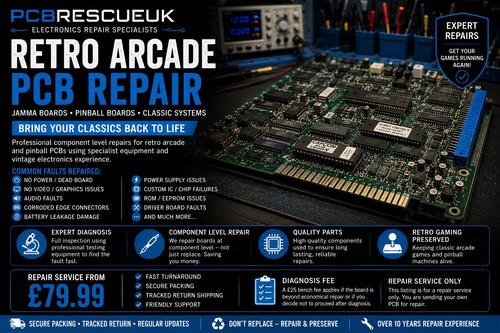 Retro arcade circuit - retro, board