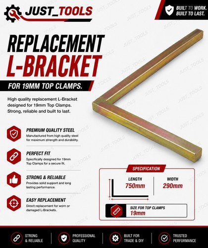 Heavy duty 19mm top clamp - 19mm,