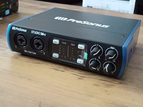 Presonus studio 26c - 26c, usb-c