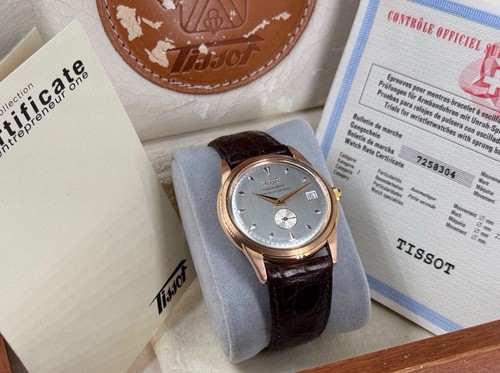 Rare 18kt gold tissot - rare,