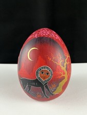 Hand-Painted Wood Decorative