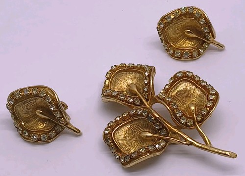 Vtg 1960 gold gilt - vtg,
