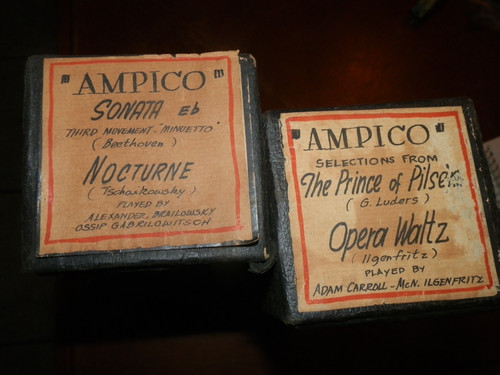 Ampico reproducing piano roll - ampico,